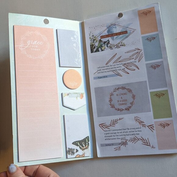 NWT 'Marvelous R Thy Works' 483p Happy Planner Accessory Pack Stickers Christian - Picture 6 of 6